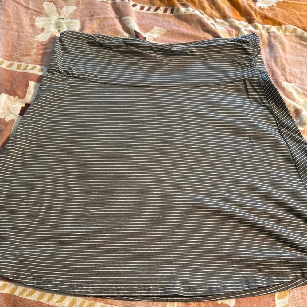 Striped Gray Skirt